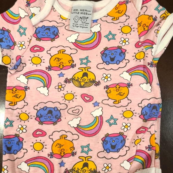 🌟5/$25 Mr. Men & Little Miss Onesie Size 6 Months - Picture 2 of 6